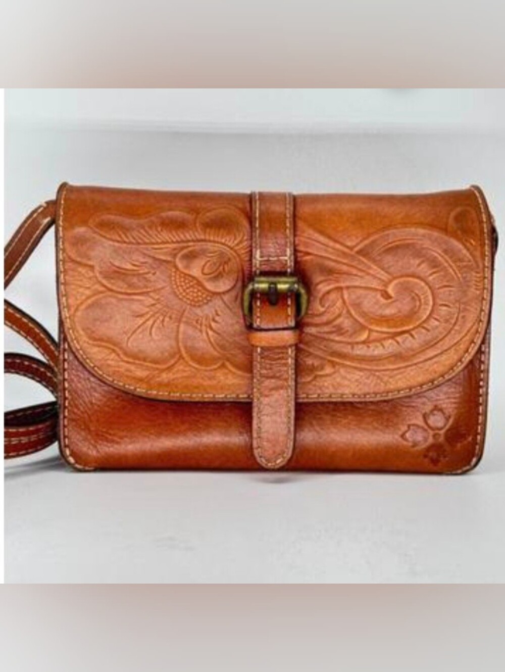 Patricia Nash Leather Crossbody Bag